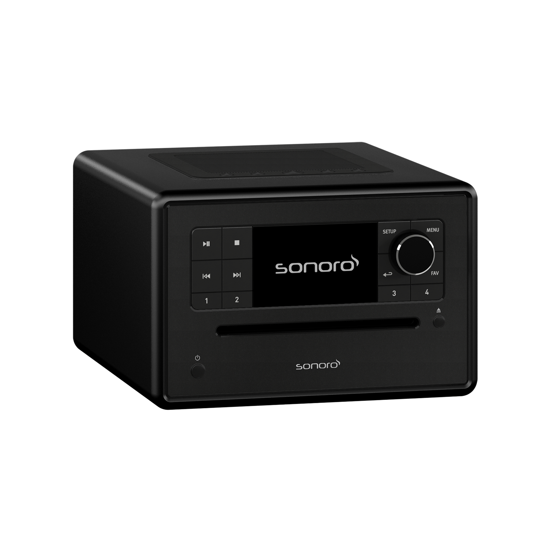 sonoro ELITE schwarz Vorderseite links