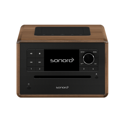 sonoro ELITE, walnuss-anthrazit, Vorderseite