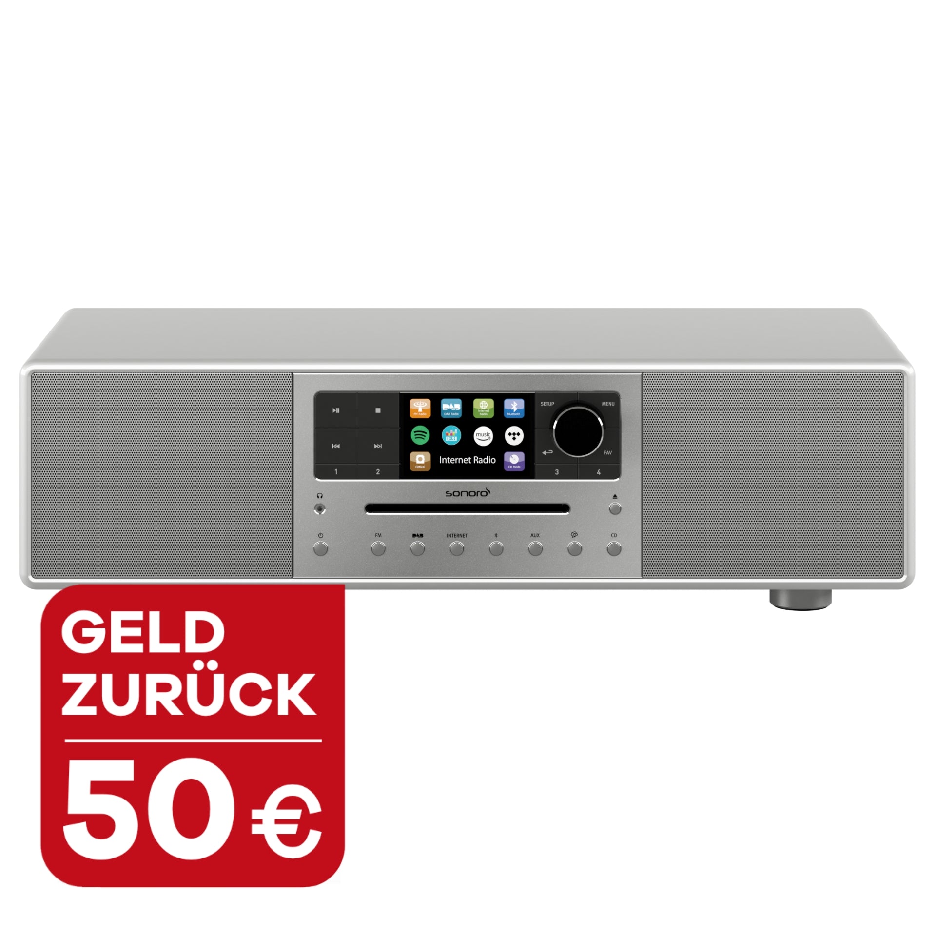 sonoro MEISTERSTÜCK, silber, mit 50 Euro Wechselbonus