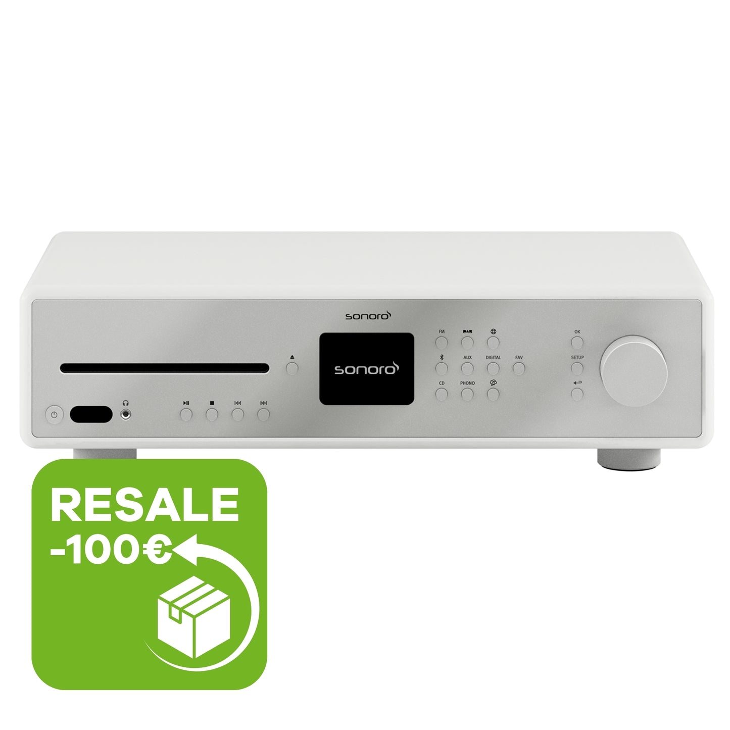 sonoro MAESTRO Weiss-Silber im Resale, 100€ günstiger