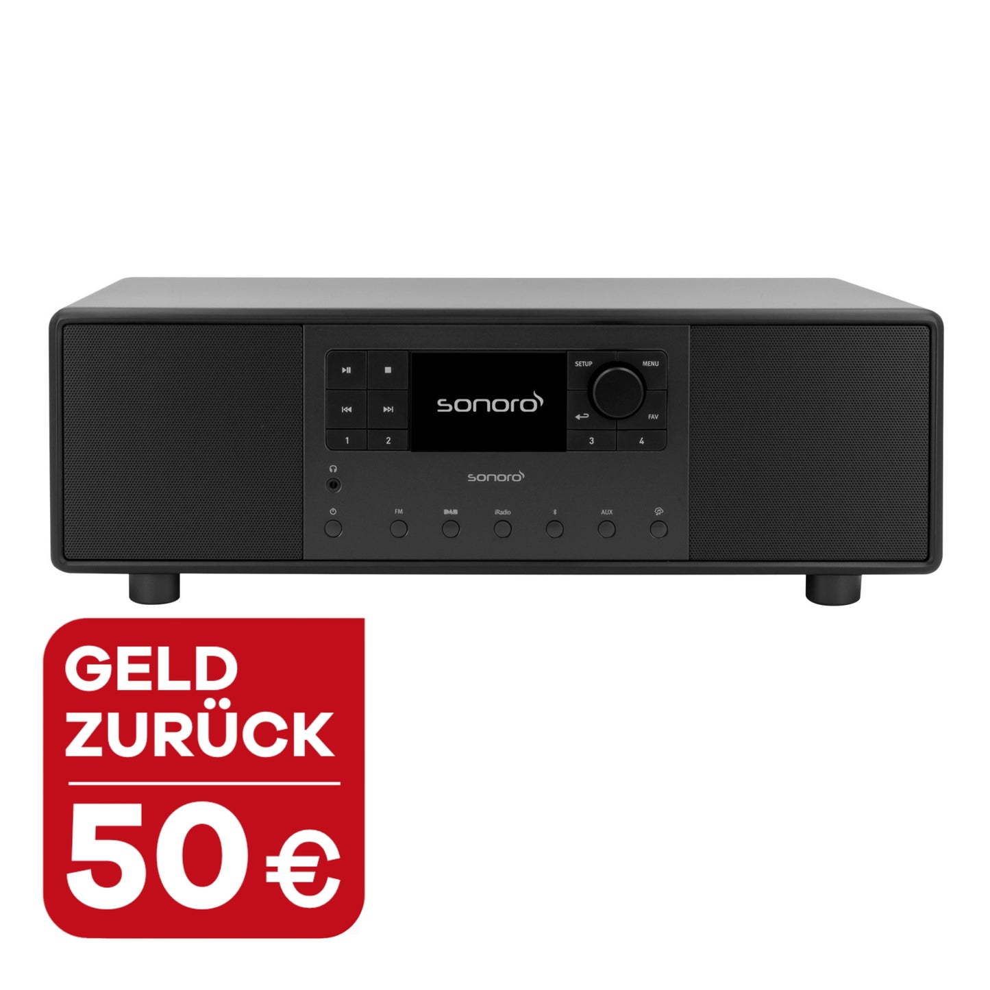 sonoro PRIMUS, schwarz, mit 50 Euro Wechselbonus