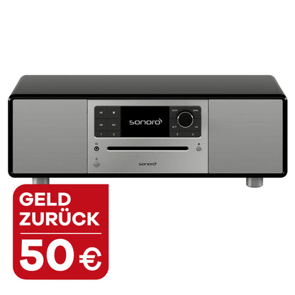 sonoro PRESTIGE, schwarz-silber. mit 50 Euro Wechselbonus