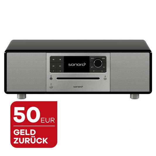 sonoro PRESTIGE, schwarz-silber. mit 50 Euro Wechselbonus