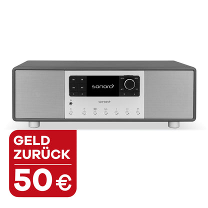 sonoro PRIMUS, graphit-silber, mit 50 Euro Geld zurück.