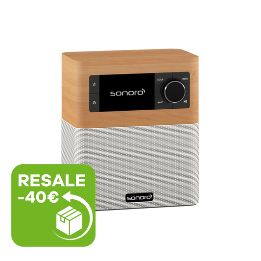 Produktabbildung sonoro STREAM in Ahorn Weiß Retourenprodukt