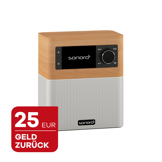 sonoro STREAM, ahorn-weiss, mit 25 Euro Wechselbonus