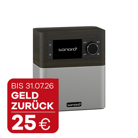 sonoro STREAM, mooreiche-silber, mit 25 Euro Wechselbonus, bis 31.07.2026