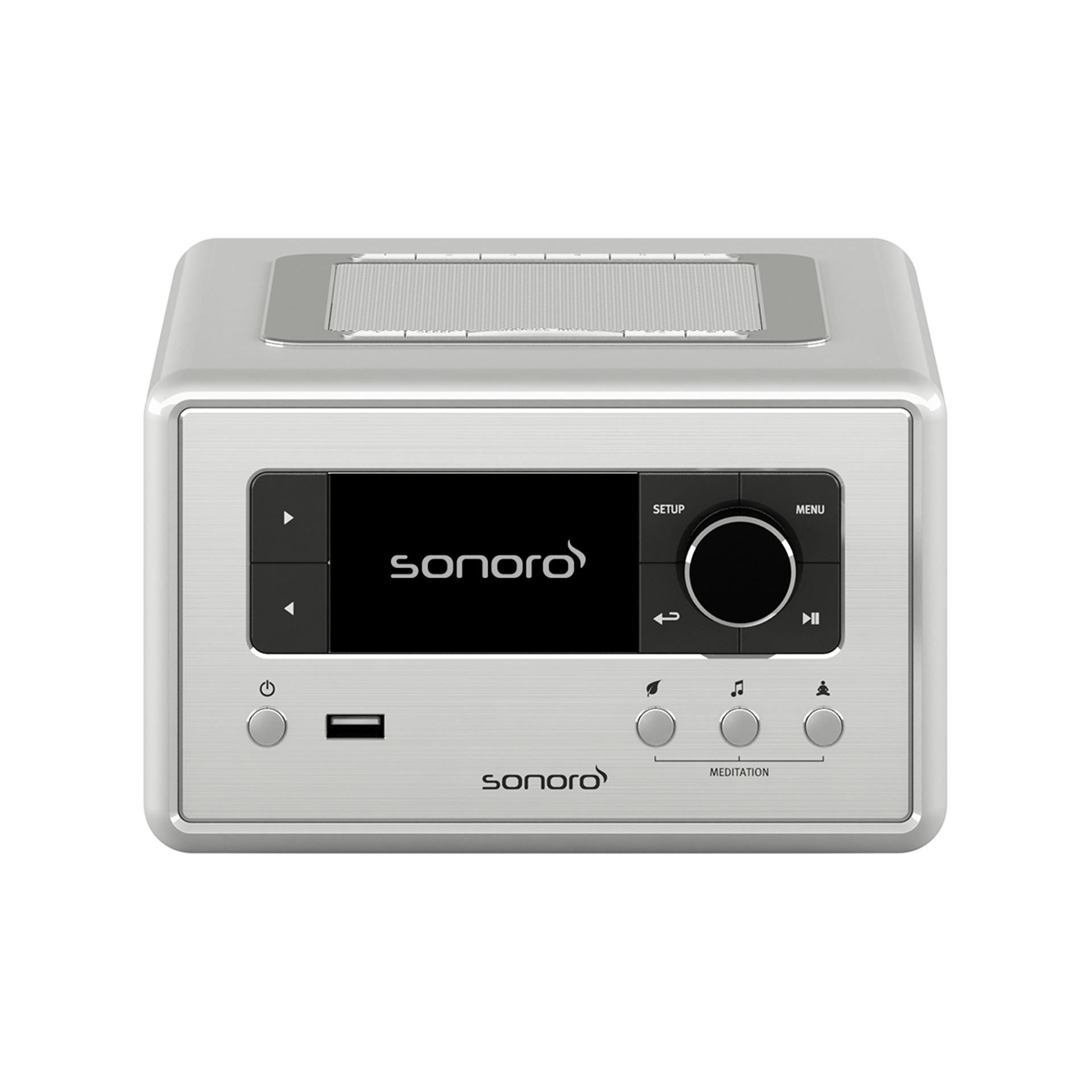 sonoro RELAX, silber-silber, Vorderseite