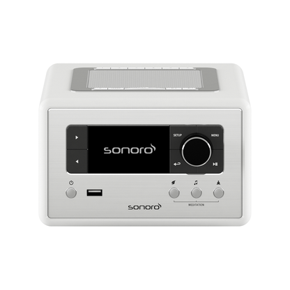 sonoro RELAX, weiß-silber, Vorderseite